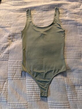 Light Green/Gray Express Body Contour Bodysuit